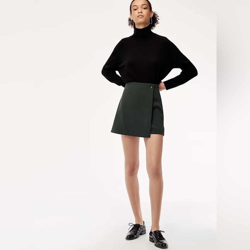 Aritzia Dark Green Mini Skort